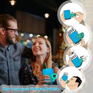 Divertido juego de ruleta para beber, juego de rueda de la fortuna aleatoria para cerveza, juego para fiestas de cerveza, para barbacoas y prepartidos. - Product Image 5