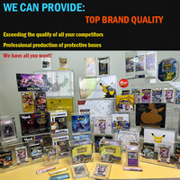 SHP acrylique ETB jeu carte à collectionner étui de protection Pokemon Crimson Violet Prism ETB fort couvercle magnétique boîte d'affichage acrylique