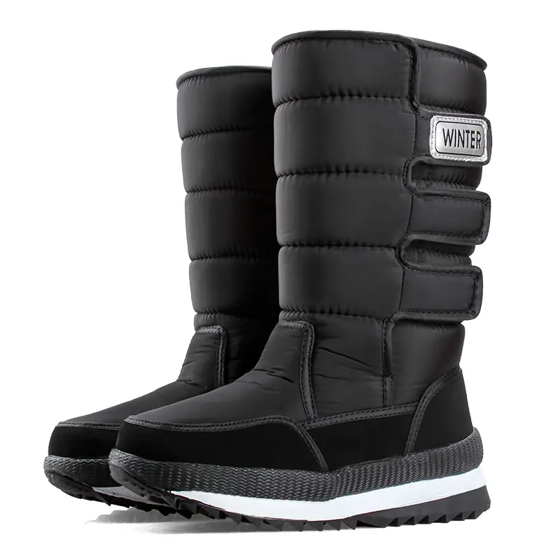 Wholesale high quality plush colorful warm women winter snow boots Cold resistant cotton shoes