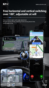 Bicicleta ajustable multifuncional, clip universal para coche, soporte para teléfono móvil, soporte para salpicadero para bicicleta y coche - Product Image 4