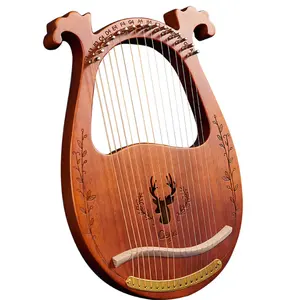 cega16 string portable small instrument small Konghou harp lrye beginners introduction