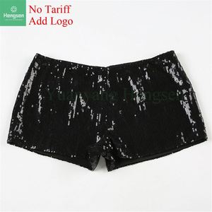 Sequined báo in quần short phụ nữ hợp thời trang sexy thấp tầng đàn hồi quần nóng mùa thu Nửa Đêm Câu lạc bộ đáy - Product Image 5