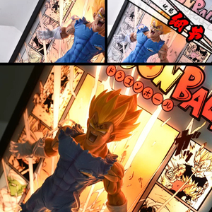 Novedades en Arte Mural 3D, <span class=keywords><strong>Figuras</strong></span> <span class=keywords><strong>de</strong></span> Anime <span class=keywords><strong>de</strong></span> <span class=keywords><strong>Dragon</strong></span> <span class=keywords><strong>Ball</strong></span> <span class=keywords><strong>Vegeta</strong></span>, Juguetes Modelo, Pintura Decorativa con Luz, Figura <span class=keywords><strong>de</strong></span> Anime con Caja LED Decorativa - Product Image 4