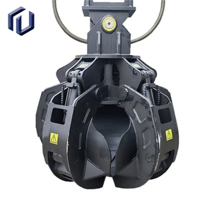 STND6-45T Escavadeira Hidráulica Sucata De Metal Laranja Casca Grab Cinco-garra Escavadeira Anexo - Product Image 2
