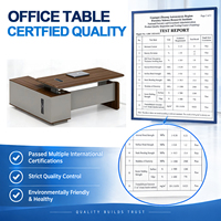 Dernière Nouveauté : Table de Bureau Exécutive de Luxe Moderne pour PDG et Dirigeants, Fabrication Chinoise, Vente en Gros