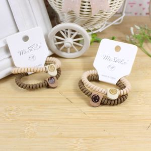 MiSiLe Telephone <b>Cord</b> Hair Ties Mixed Colors High <b>Elasticity</b> Women's Hair Accessories Casual Use Made In China - Product Image 2