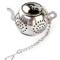 Infusor de Té de Acero Inoxidable con Forma de Tetera, Colador de Té de Hojas Sueltas, Filtro de Té de Malla Fina para Tazas, Hogar, Cocina, Venta al por Mayor