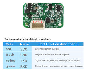 Módulo de Medição de Distância a Laser Inteligente de Alta Precisão Portátil 50m à Prova d'Água Metal SDM50 UART/IIC Detector 500Hz - Product Image 2