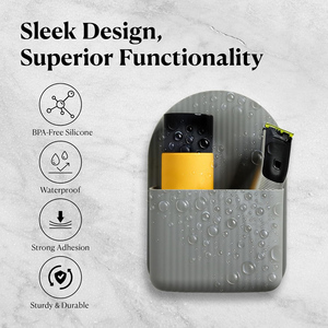 सिलिकॉन शॉवर कैडी और शौचालय धारक स्नान खिलौने के लिए घर या होटल के बाथरूम के उपयोग के लिए आयोजक - Product Image 2