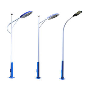 Mejor venta Sistema Solar Led poste turbina eólica energía calle luz acero poste personalizable apariencia Color - Product Image 1