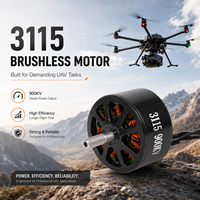 Motor sin Escobillas de Alta Potencia 3115 900KV, 15 kg de Empuje, Motor Impermeable para Drones Agrícolas de Carga Pesada