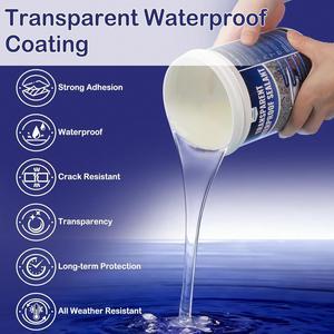 Modern Transparent <b>Waterproof</b> Coating Invisible <b>Waterproof</b> Sealant Eco-Friendly Durable Leak Repair Coating for Roof Wall Garden - Product Image 2