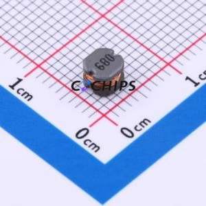 Inducteur de puissance SMD SCD4532-680MT, 4,5x4 mm (Inductance : 68 µH) (Précision : 20 % Courant de saturation (Isat) : 500 mA) - Product Image 1