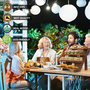 Présentoir en bois pour cupcakes, sans outil, supports rustiques pour l'affichage, idéal pour l'artisanat et les étagères Funko Pop - Product Image 4