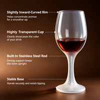 Verre à vin en silicone incassable en gros, gobelet de voyage réutilisable pour événements en plein air