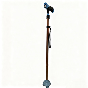 Canne réglable en alliage d'aluminium avec poignée légère et confortable pour le soutien à la marche des personnes âgées - Product Image 1