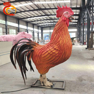 Mechanische Tier Animatronic Crowing <span class=keywords><strong>Cock</strong></span> Rooster Modelle zum Verkauf - Product Image 3