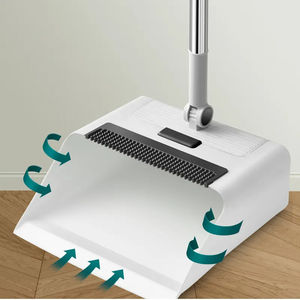 Nouveau nettoyeur de sol paresseux <span class=keywords><strong>pliable</strong></span> balais magiques pelle à poussière nettoyage de sol mural aspirateur en plastique et pelle à poussière ensemble pour la maison - Product Image 3