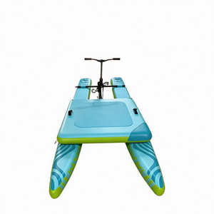 Bicicleta Acuática Inflable con Pedales, Flotador de PVC para Juegos Acuáticos en Interiores y Exteriores, Pontón para Lago, Río o Piscina - Product Image 3