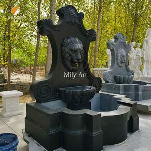<span class=keywords><strong>Fontaine</strong></span> murale en marbre de style européen antique MILY avec tête de lion pour la décoration de jardin - Product Image 5