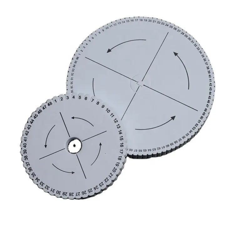 Kepang Disk Putaran Persegi Kumihimo Manik-manik Kabel Disc Kepang Piring Kepang DIY Gelang Tenun Papan Tenun (Bulat/Persegi Piring