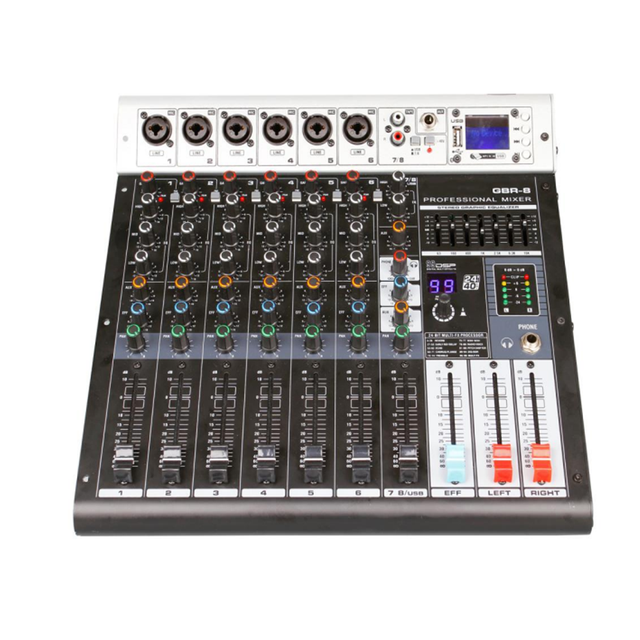 Wholesale Pure 12 Channel Karaoke Audio Dj Mixer Sound Speaker System Console Mixer
