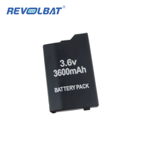 Batterie de remplacement Revolbat pour PSP 2000 PSP 3000 PSP-S360 3.6V 2400mAh 3600mAh Li-ion