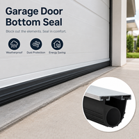 Joint d'étanchéité inférieur pour porte de garage à enroulement en EPDM, bande de caoutchouc robuste en aluminium pour volet de porte, pièces OEM, vente en gros usine