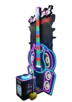 Machine d'arcade à monnayeur pour adultes, jeu de frappe à marteaux en métal, modèle Crazy Guitar, pour jeux sportifs d'intérieur, garantie 1 an
