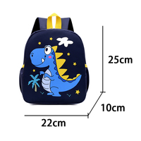 Mochila Escolar de Nailon para Niños, Morral de Dibujos Animados a Prueba de Agua para Guardería, Escuela Primaria