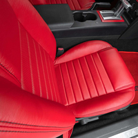 Sarung Jok Mobil Custom Fit untuk Mustang Coupe 2004-2009 Generasi ke-5 S197 (Bukan Facelift, BUKAN Convertible) Set Lengkap
