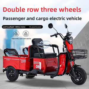 Triciclo Eléctrico Compacto |   Vehículo de Doble Uso para Pasajeros y Carga, Ideal para Recogida Escolar y Desplazamientos Diarios - Product Image 5