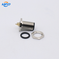 Conector Circular Macho Codificado A M12, Impermeable IP67, Montaje en Panel con Bloqueo Frontal, 2-17 Pines, Cable de Soldadura, Inserción en PCB, Cableado Industrial