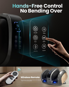 Großhandel Gesundheit Fuß <span class=keywords><strong>massage</strong></span> gerät mit Wärme Elektronische Puls Fuß-und Bein <span class=keywords><strong>massage</strong></span> gerät Tragbare elektrische 3D-Fußmassagemaschine - Product Image 3