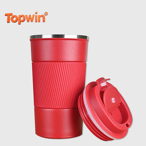 Popular Style 13oz 17oz Stainless Steel <b>Coffee</b> Cup Spill Proof Travel Mug with LED Temperature Display Lid Thermos Tumblers - Product Image 1