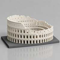 Modèle miniature d'architecture urbaine, souvenir personnalisé imprimé en 3D
