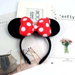 Diademas con Orejas de Mickey y Minnie al por Mayor, Diademas con Lazo Grande para Festivales, Accesorios para Fiestas en Parques Temáticos, Ecológicas, para Mujeres y Niños - Product Image 6