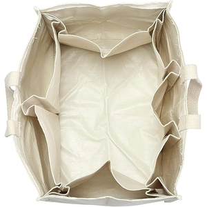 Bolsa de Compras Reutilizable de Lona con Múltiples Bolsillos, Bolsa de Compras Ecológica Hecha a Medida, Venta al por Mayor - Product Image 1