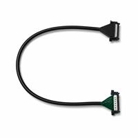 Câble LVDS personnalisé OEM ODM, assemblage de câbles micro-coaxiaux avec gaine en PVC, 51 broches, pas de 0,5 mm, pour applications d'affichage TV et moniteur