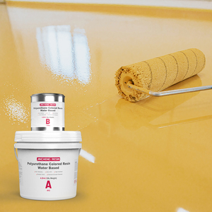 Vente flash - Revêtement imperméable en polyuréthane à base d'eau - Finition pour sols en polyuréthane - <span class=keywords><strong>Peinture</strong></span> pour sols en polyuréthane pour garages - Product Image 1