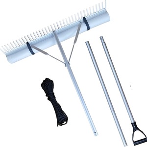 <span class=keywords><strong>Râteau</strong></span> à algues amovible en aluminium, coupe-herbes flottant <span class=keywords><strong>pour</strong></span> lacs, <span class=keywords><strong>pour</strong></span> l'élimination des plantes aquatiques, des nénuphar et des feuilles de cattail, outil de nettoyage <span class=keywords><strong>pour</strong></span> bassins aquatiques - Product Image 4