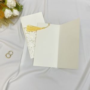 <span class=keywords><strong>Carte</strong></span> d'invitation de mariage découpée au laser en papier bon marché à prix d'usine - Product Image 3