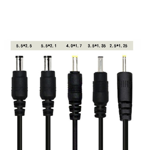 ODM OEM Custom DC Power Supply Charging Cable Cord DC Connector Plug Male Female 5V 9V 24V Pigtail Extension Wire Harness