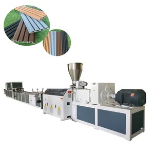 Linea di Produzione per Rivestimenti Esterni in WPC (Wood Plastic Composite) per Pareti, Pallet Logistici, Pavimentazioni e Panchine Casuali - Macchina Estrusore per Plastica - Product Image 1