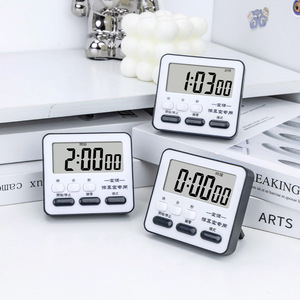 Temporizador digital portátil de 24 horas, cuadrado, para cocina y estudio, con control manual, para estudiantes y cocina. - Product Image 1