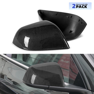 Couvercle de rétroviseur en Fiber de carbone pour Tesla modèle 3 Y, ensemble complet de coque de protection 240mm x 127mm - Product Image 4