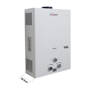 Calentador <span class=keywords><strong>de</strong></span> Agua Instantáneo <span class=keywords><strong>de</strong></span> Alto Flujo <span class=keywords><strong>de</strong></span> 16L, sin Tanque, a <span class=keywords><strong>Gas</strong></span> <span class=keywords><strong>Natural</strong></span>/GLP, para Baño, Ducha, Eléctrico, <span class=keywords><strong>de</strong></span> Acero Inoxidable, para Uso en Autocaravanas, Exteriores y Automóviles - Product Image 2