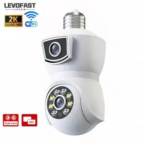 Levofast Plafond Mount Ac Power Lamp Draadloze Camera 90 Graden 360 Icam365 Wifi Camera Lamp Met Camera