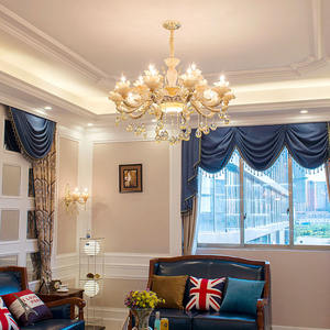 Europäische Vintage Hotel Pendelleuchte LED Kunst Klassische Esszimmer Kristall Italienische Kronleuchter Deckenleuchte Modern - Product Image 4