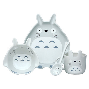 Los niños vajilla 4pcs de la cena de cerámica plato Animal en forma de diseño - Product Image 1